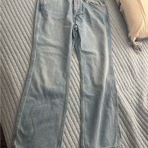 Abercrombie & Fitch Light Blue Baggy Jeans